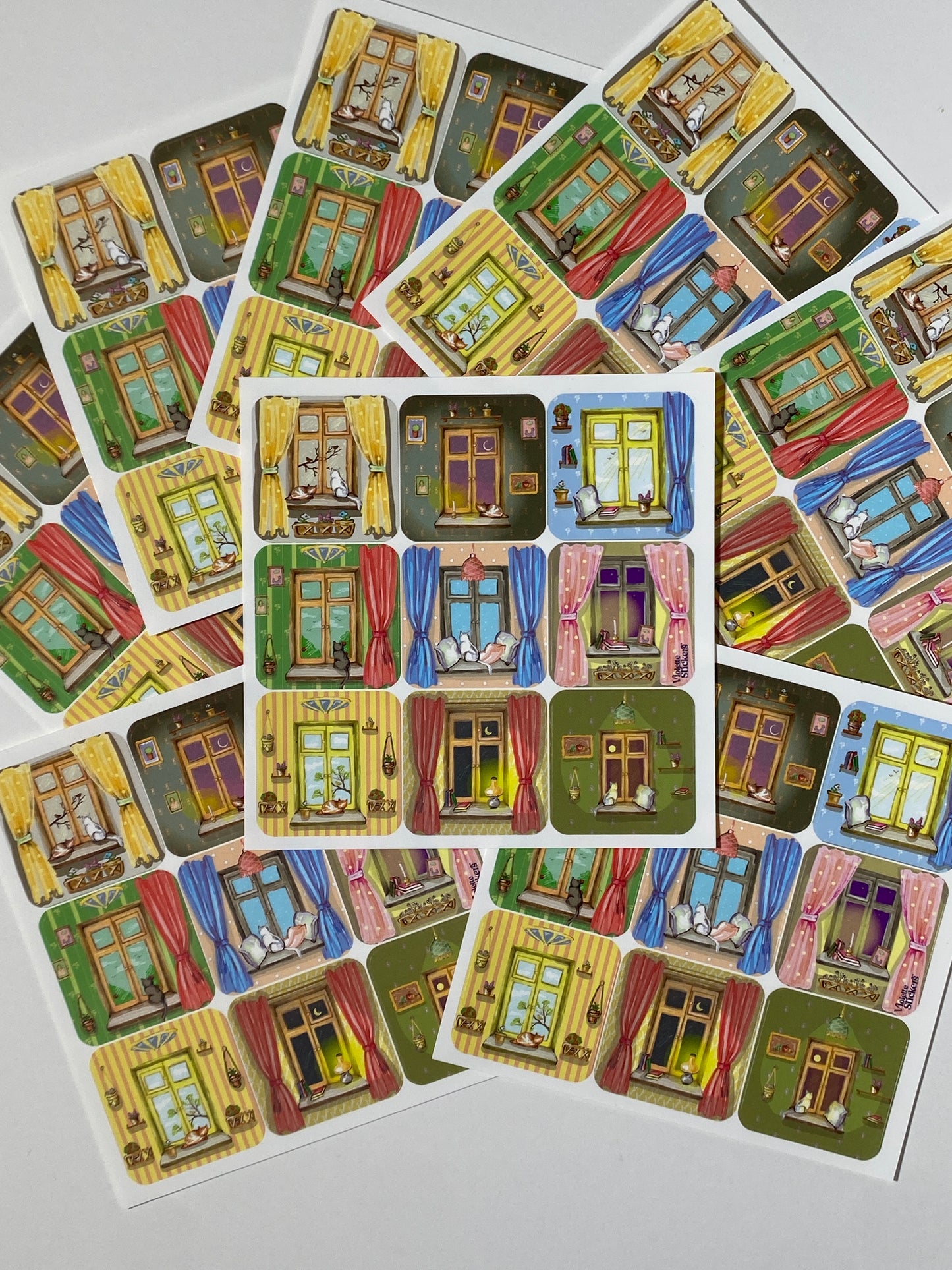 Windowsill Sticker Sheet