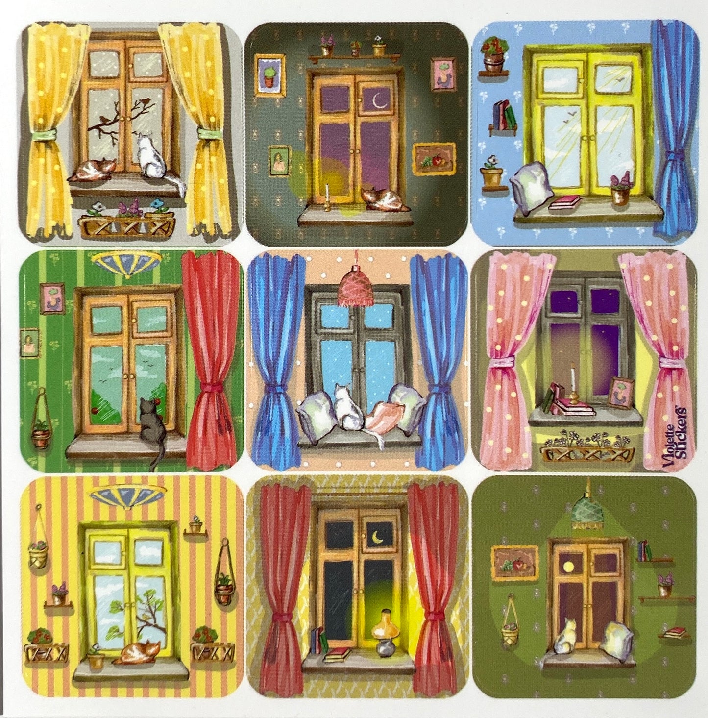 Windowsill Sticker Sheet