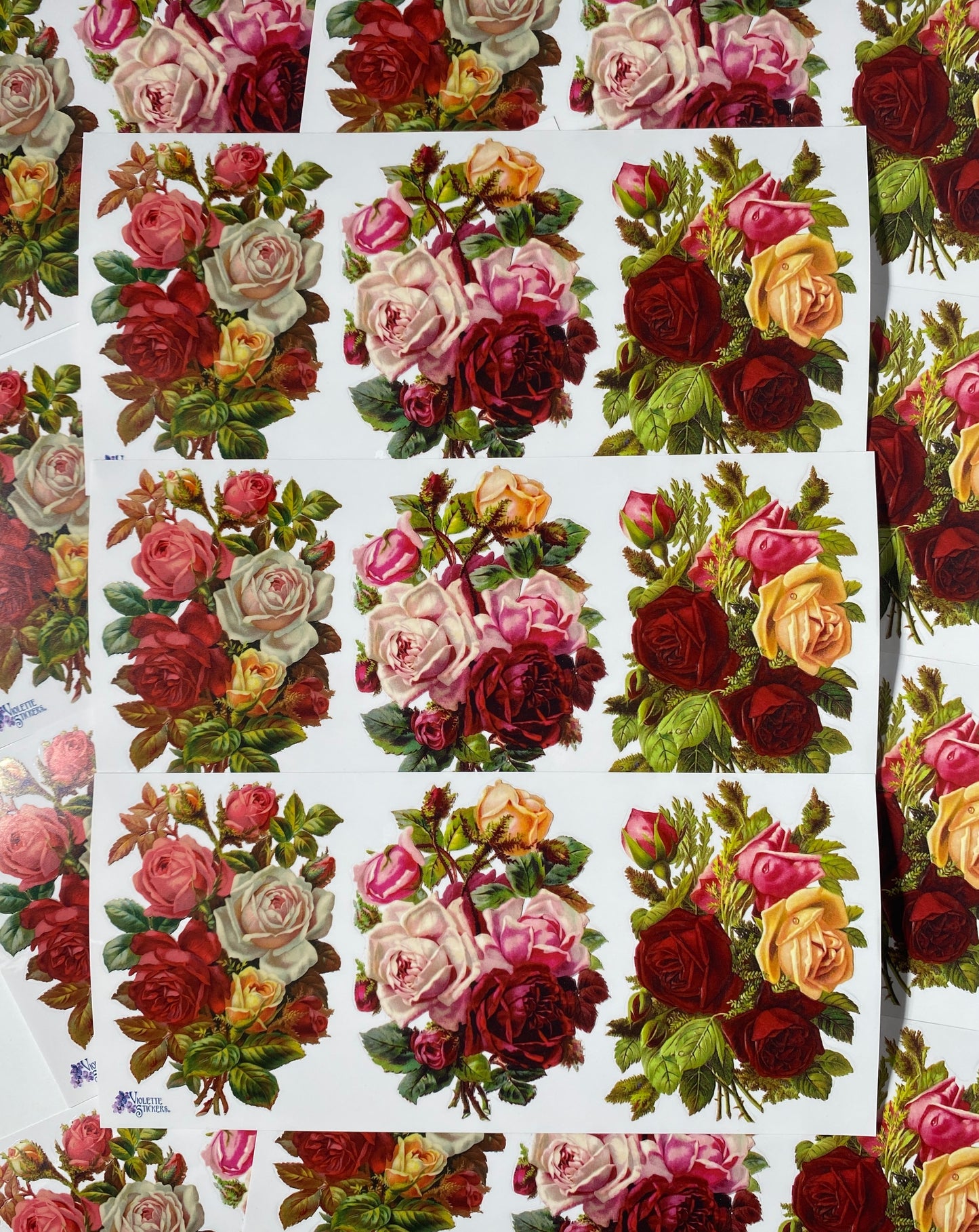 Bunch of Roses Sicker Sheet