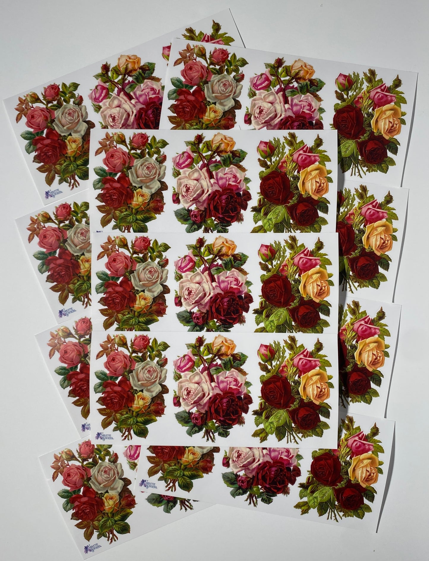 Bunch of Roses Sicker Sheet