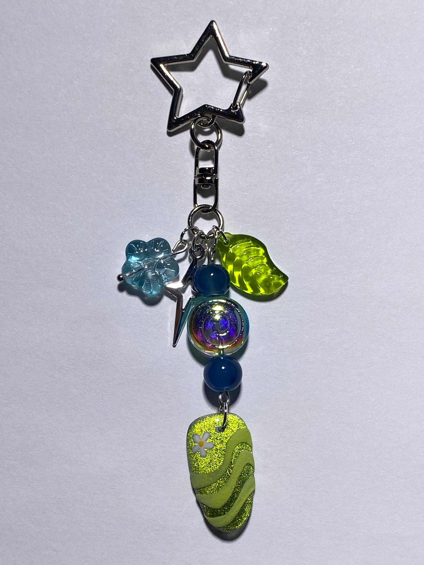 Mossy Waves Keychain