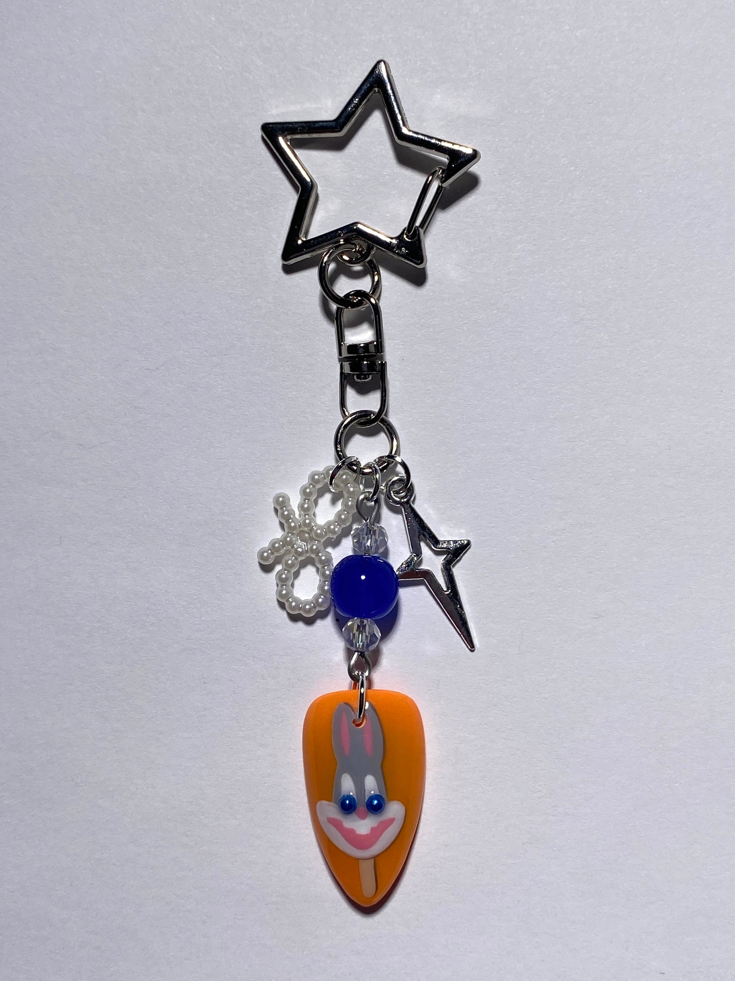 Bunny Popsicle Keychain