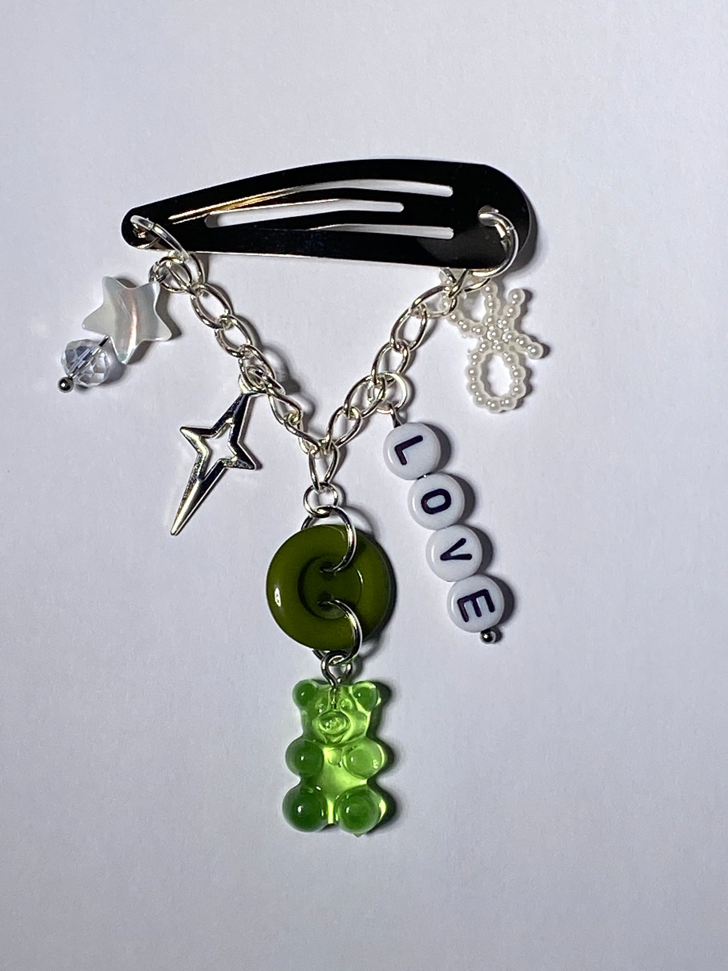Green Gummy Bear Snap Hair Clip