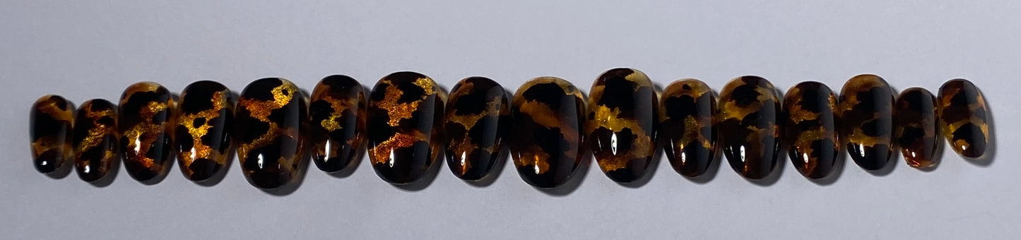 Tortoise Shell with Cateye Base