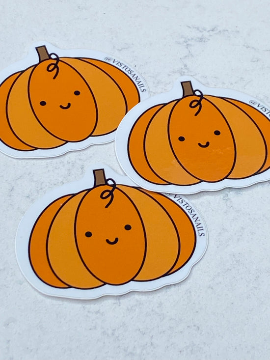 Kawaii Pumpkin Sticker